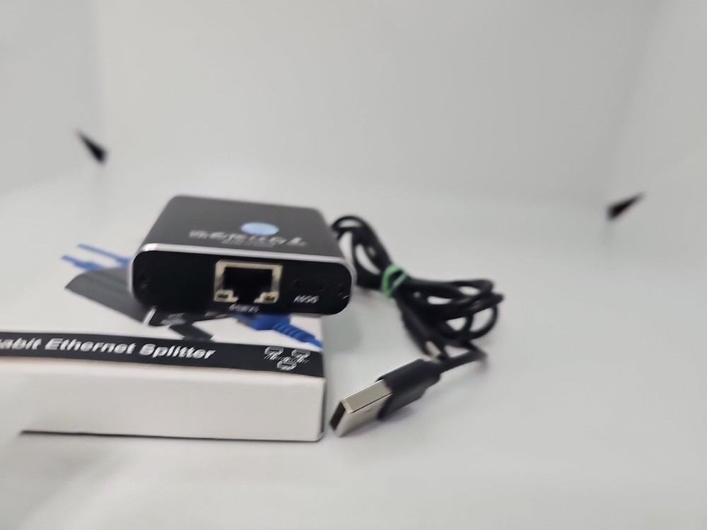 Pushua Network Splitter 1x2 Gigabit Ethernet Networking