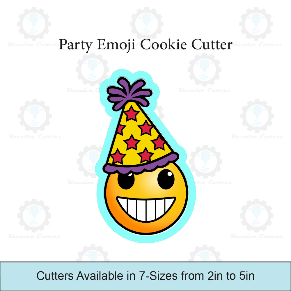 Party Emoji Cookie Cutters