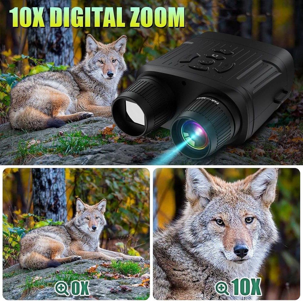 Digital Night Vision Binoculars, 850nm Illuminator