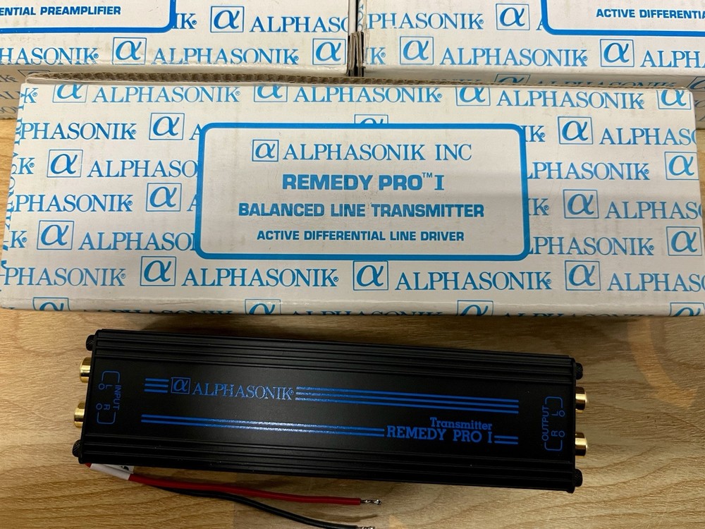 Alphasonik Pro Ballanced Line Active Differerential Transmitter & Receivers (4)