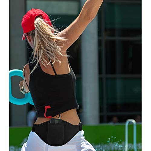 Pack of 2 Microphone Belt Taille unique, Black Classic