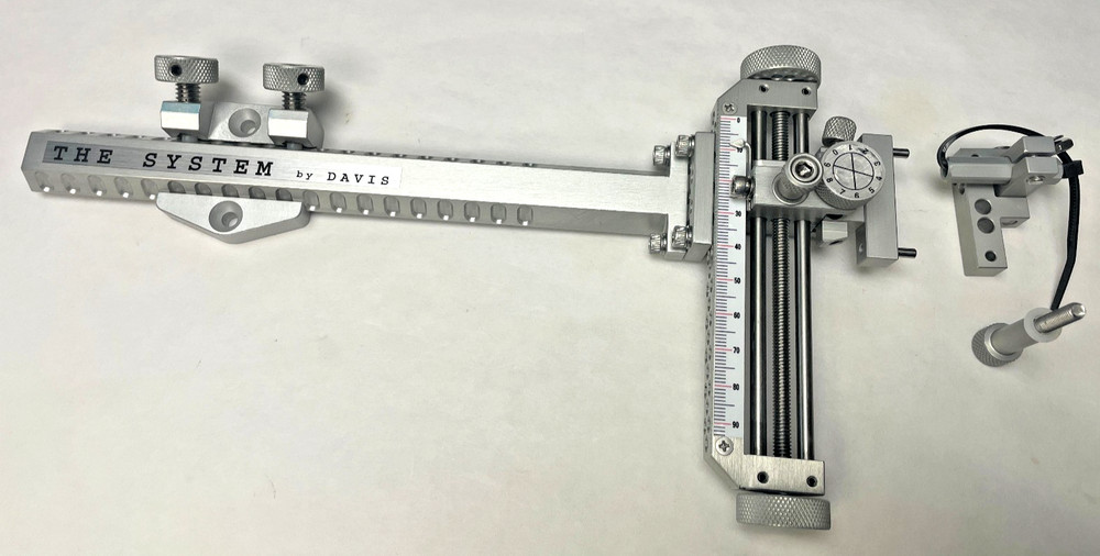 5" DAVIS SIGHT-Double Knob-Silver/Silver-8.5" ext(15% OFF)