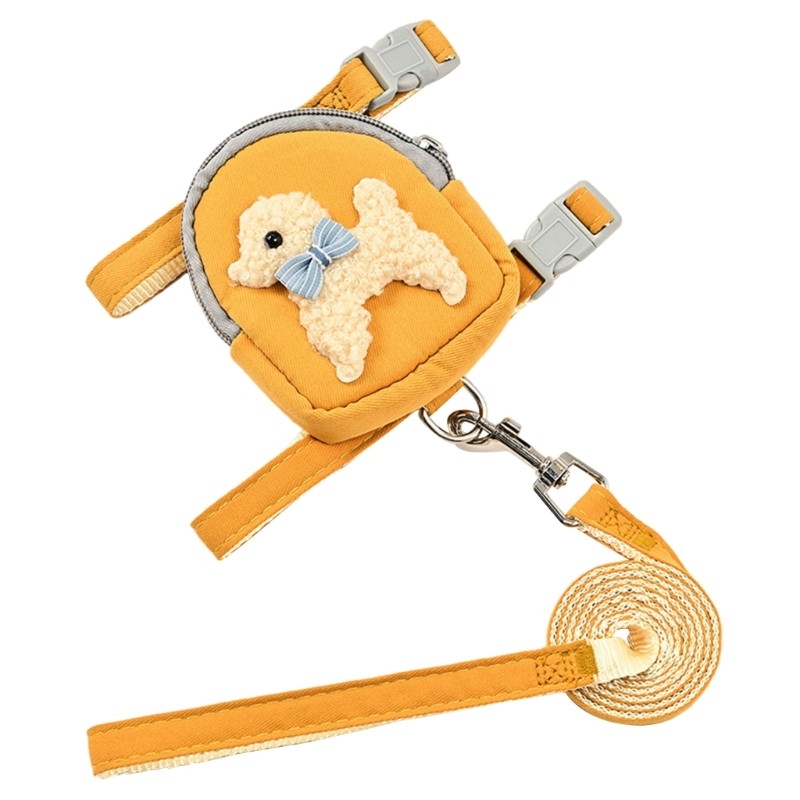 Dog Harness Backpack Dog Harness Leash no pulls Dog Backpack Harness with Leash