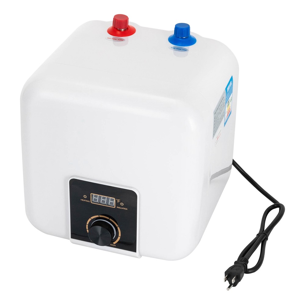 Electric Water Heater 1500W, Water Heater with 8L/2.11Gal Tanks+LED Display