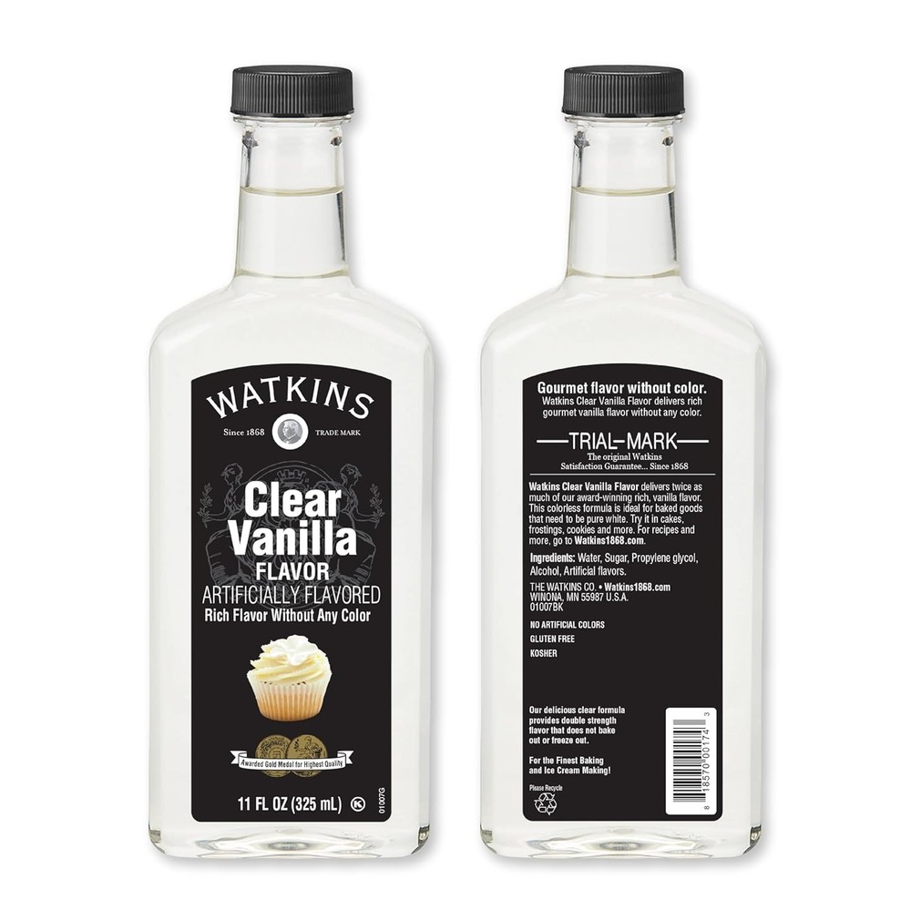 11 fl. oz. Clear Vanilla Flavor - A Beloved Baking Essential for Every Kitchen