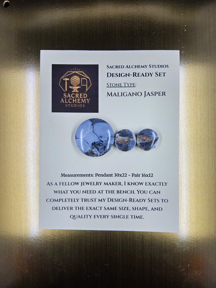 Circle Shape - Maligano Jasper - Design-Ready Set