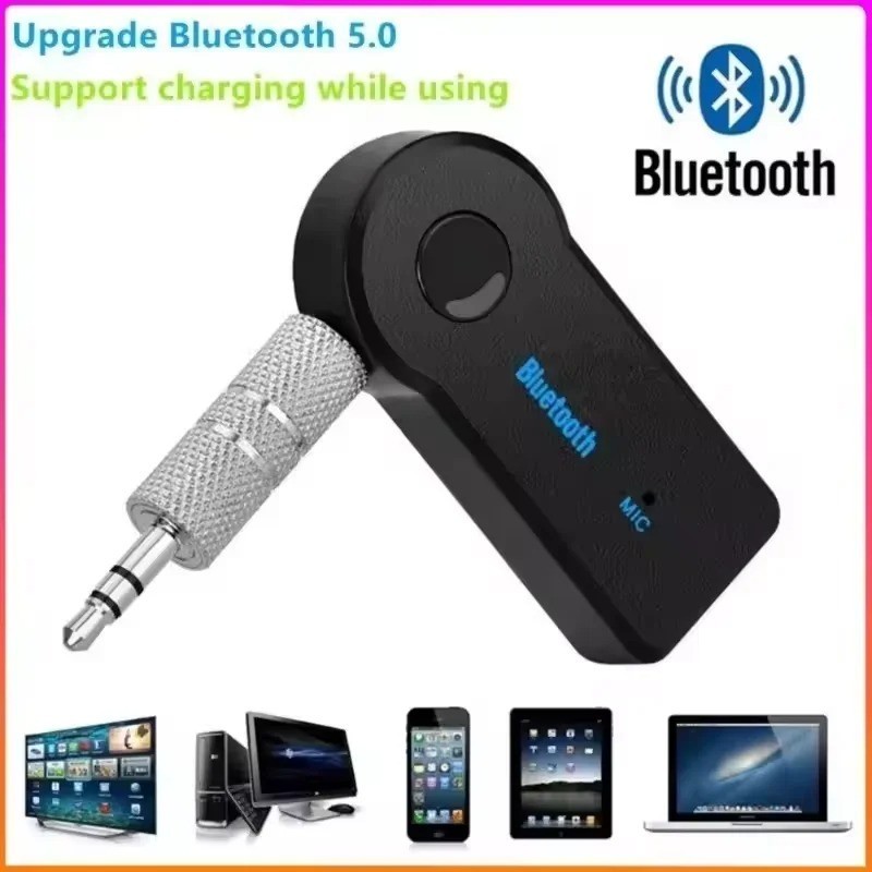 Wireless Bluetooth5.0 Car 3.5mm Socket Adapter,AUX Bluetooth 5.0 Receiver,Audio