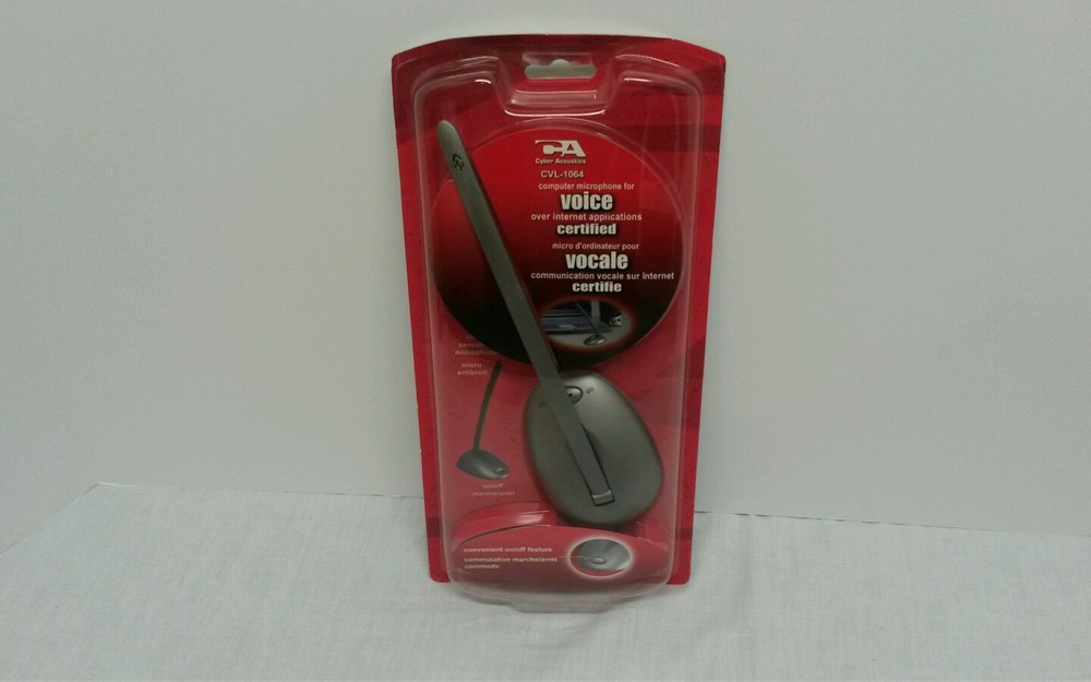 NEW Cyber Acoustics computer microphone model # CVL-1064
