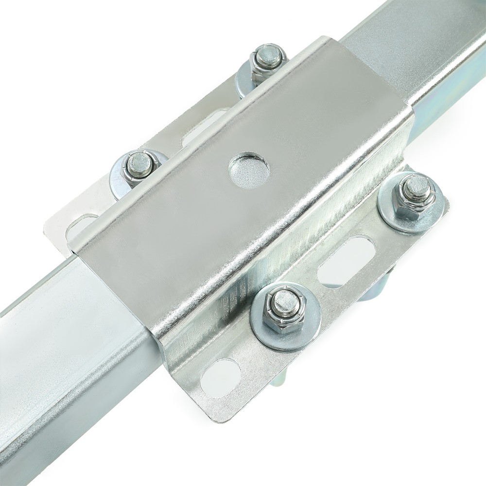 5' Adjustable Boat Trailer Guide Bunk Board Bunkboard Guide-On Rails Zinc-Plated