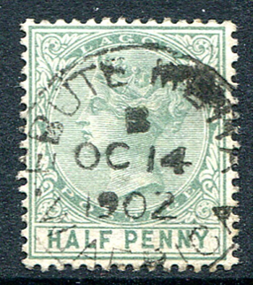 LAGOS: (12319) EBUTE METTA POSTMARK/CANCEL 1902