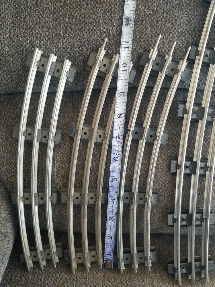5 Vintage K Line Train Tracks 3 Rail