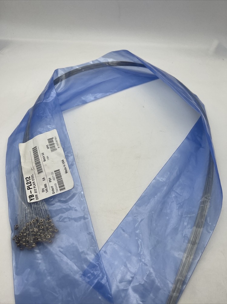 YB-PL012 Plain Steel Guitar Single String OEM .012 144 ct