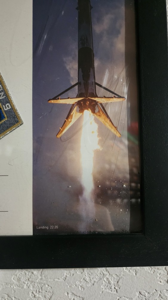 SES-10 LAUNCH SPACEX SPACE X EMPLOYEE NUMBERED AUTHENTIC PATCH PRESENTATION RARE