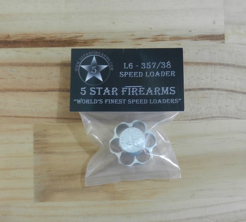 Aluminum Speedloader, Speed Loader;  S&W 586, 686, GP100, Python;  L6-357/38