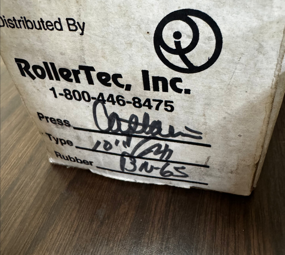 4 rollers for Comco Captain Printing Press - Brand new 2 - EP-65 & 2 - BN-65