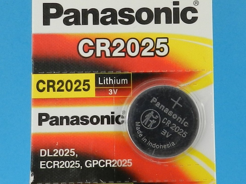 PANASONIC  CR2025  LITHIUM 3V  BATTERY 1 Pc