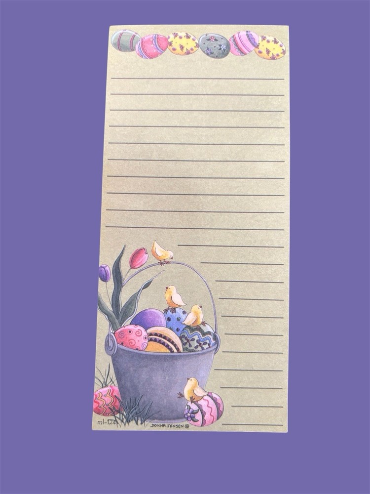 Easter Magnetic List Pads & Pens