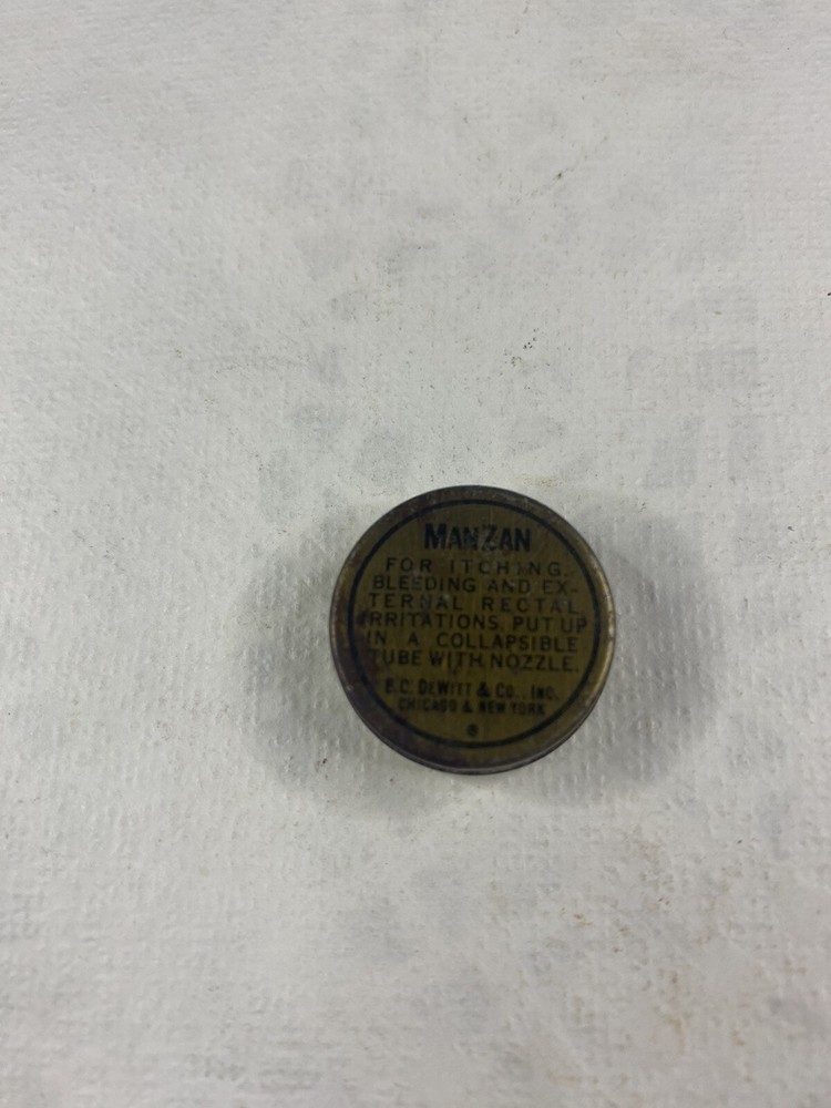 1930’s-40’s Man-Zan Sample Tin