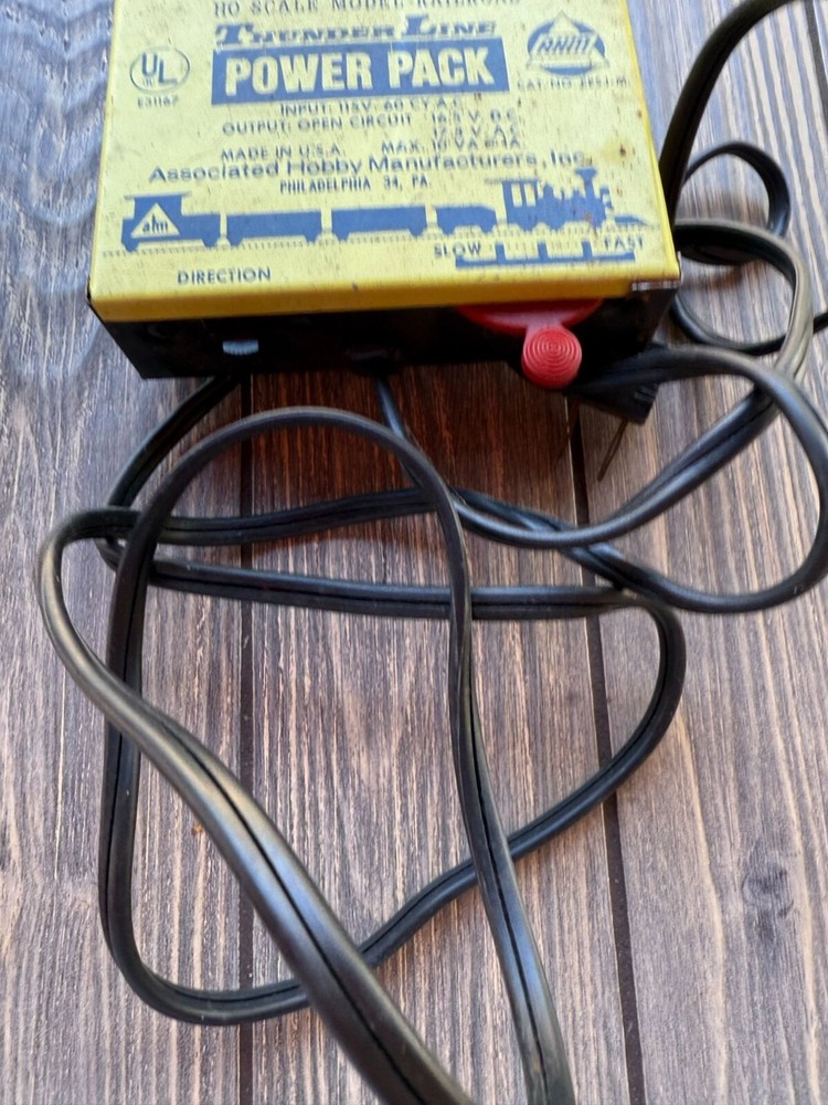 Ahm Thunder Line Ho Scale Model Railroad Power Pack Model 70203