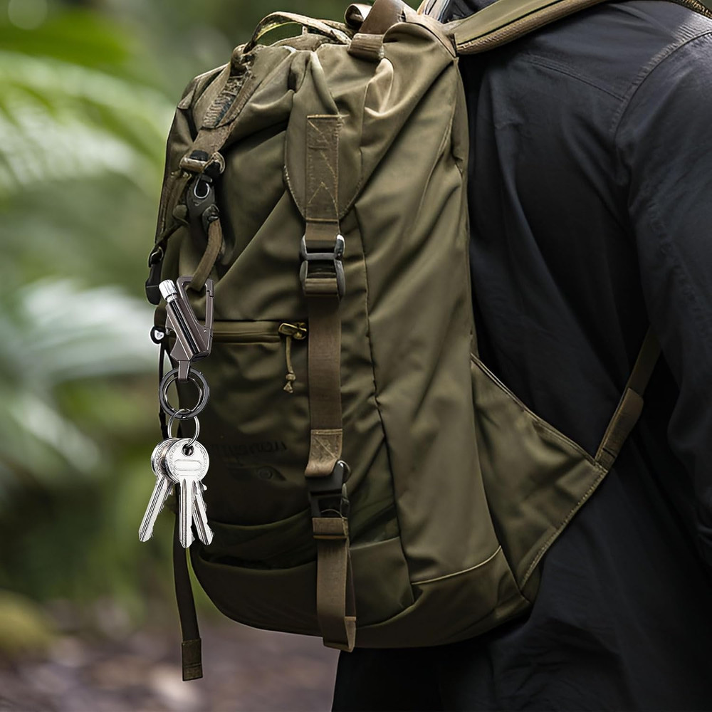 2025 Outdoor Survival Permanent Match Infinity Lighter with Multitool Keychain