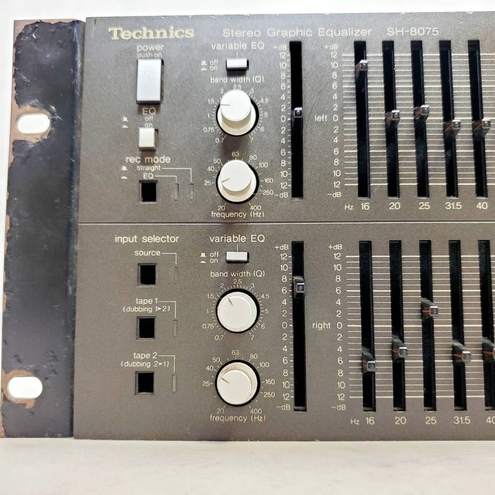 Technics SH-8075 33Band Stereo Graphic Equalizer Japan