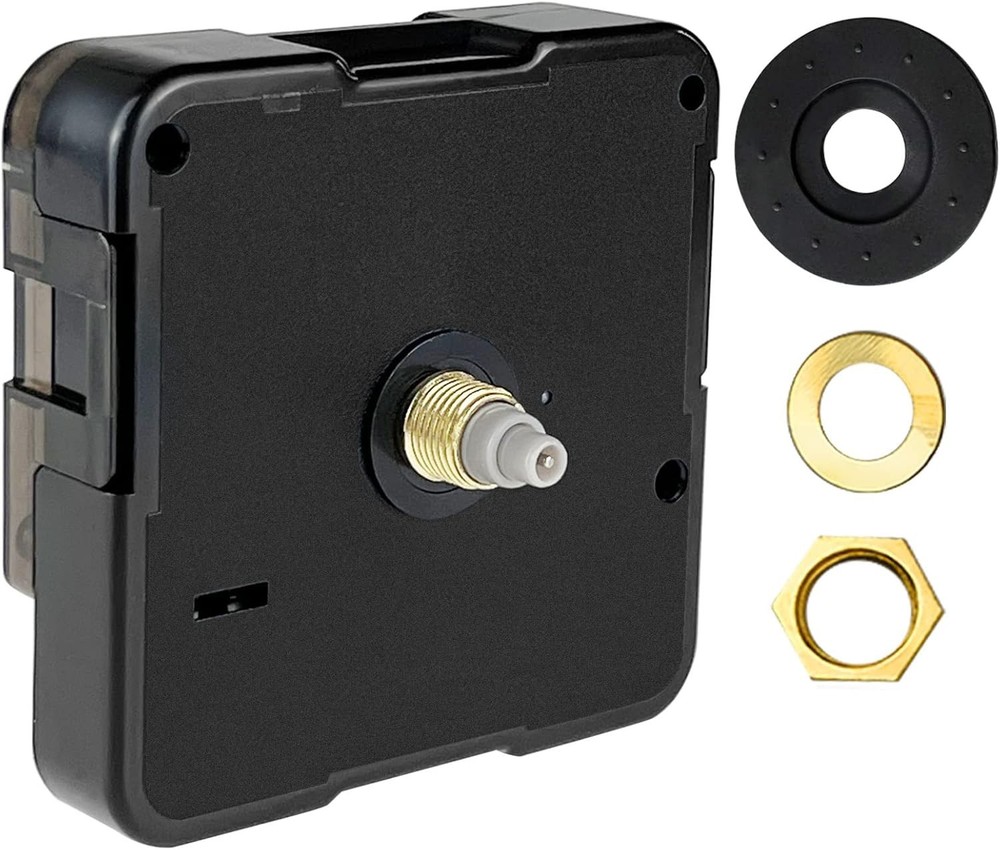 Quartz Clock Movement Replacement - Silent Operation with 12mm Shaft
