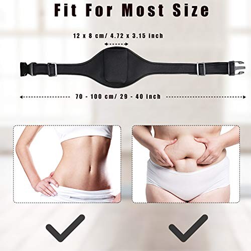 Pack of 2 Microphone Belt Taille unique, Black Classic