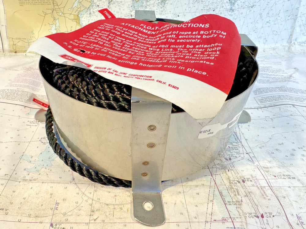 Jim-Buoy Float-Free Link 4 Rafts or Stack, Painter & Cage