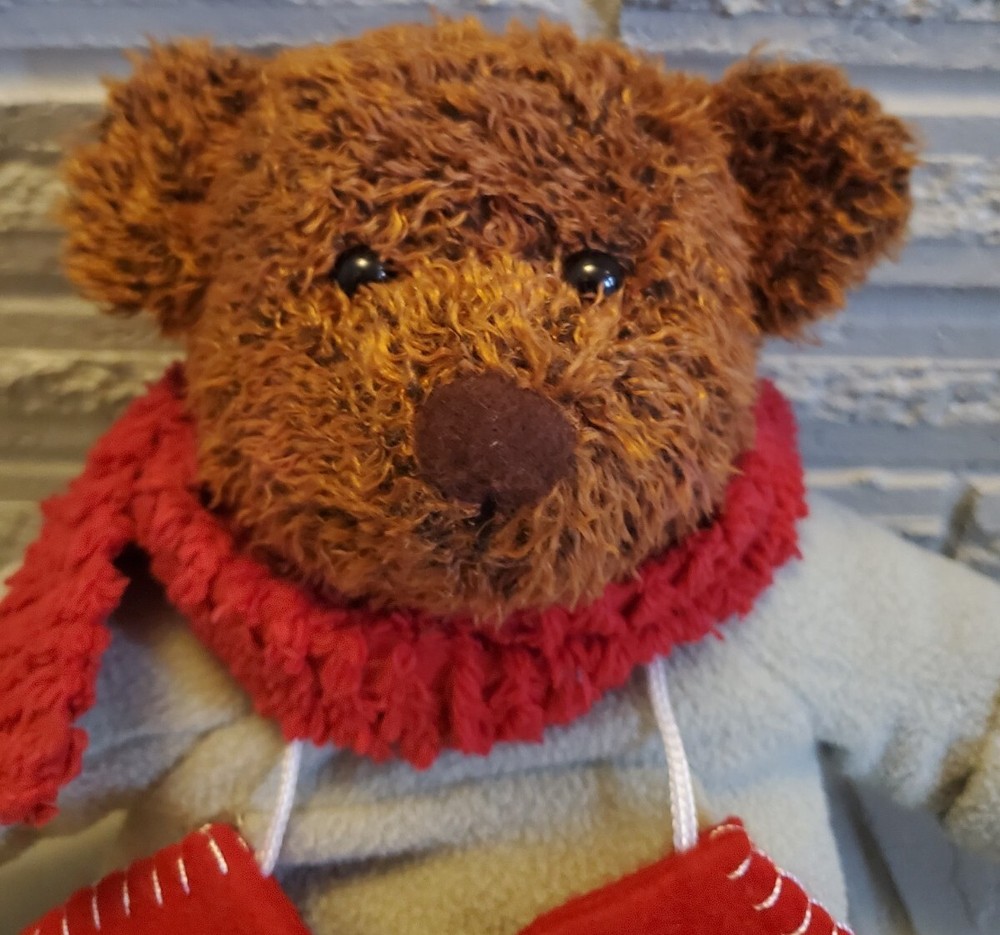 HALLMARK Anniversary Teddy Mittens Bear Plush 12"