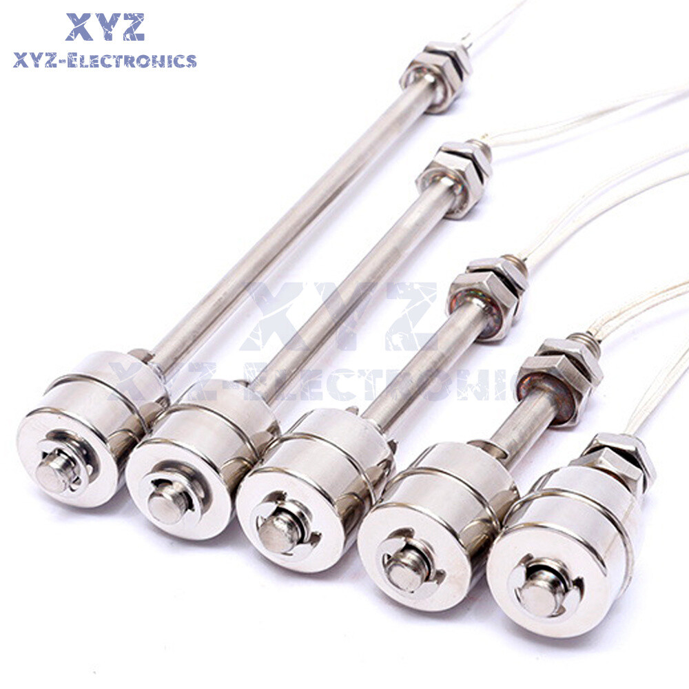 Water Level Sensor Liquid Float Switch Stainless Steel 45mm 75mm 100mm 200mm