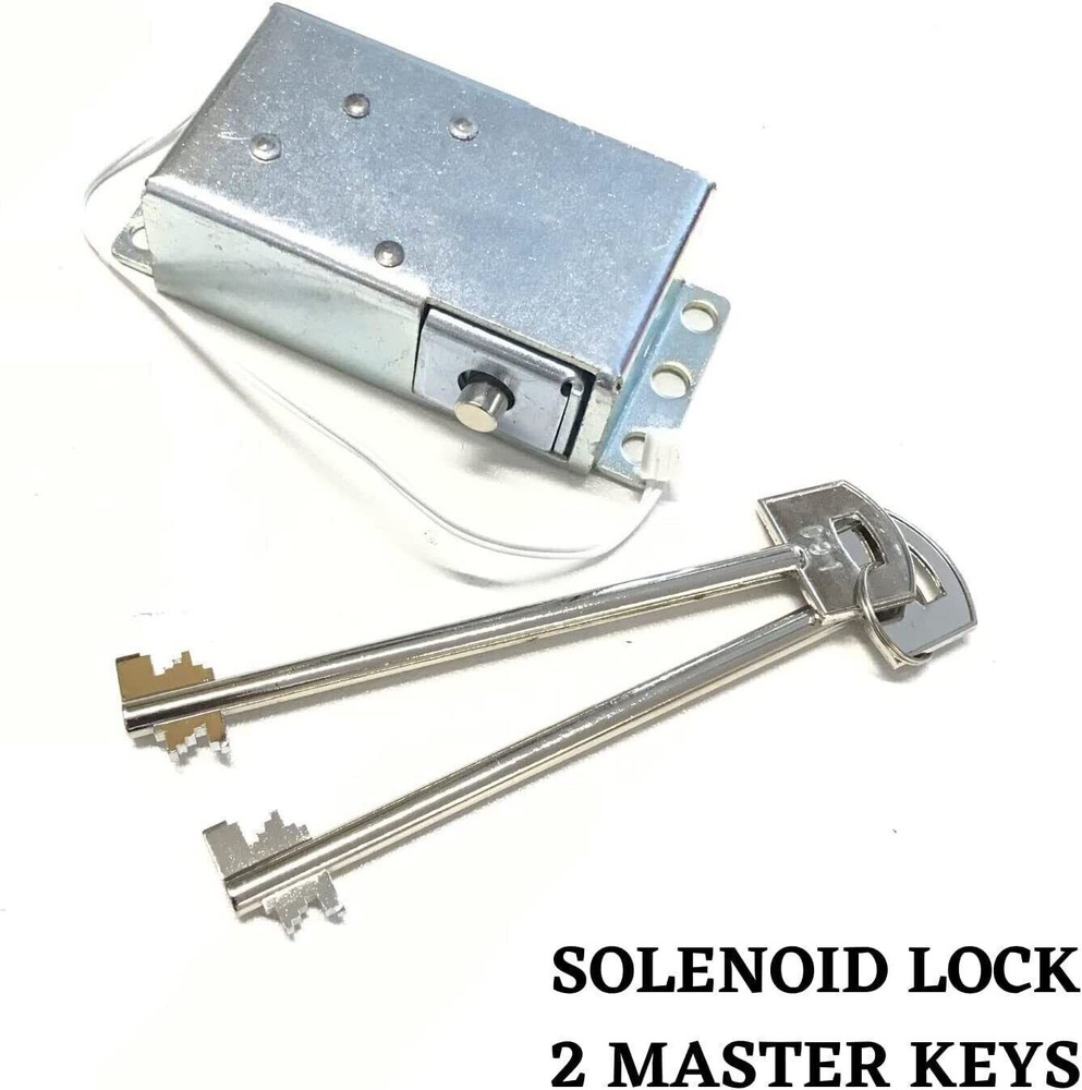 Replace Solenoid Lock With 2 Override Keys