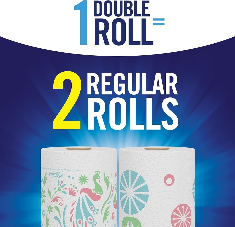 Sparkle Pick-A-Size Paper Towel - 6 Double Rolls