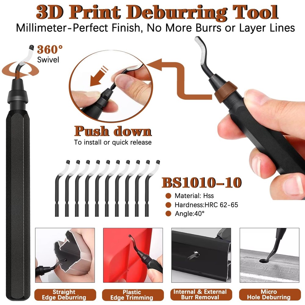 66Pcs 3D Printer Tools Kit with Storage Case, All-in-One Accessories for FDM/...