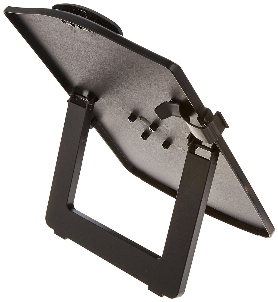 Stylish Black Easel Document Holder with Adjustable Clip for Efficient Viewing