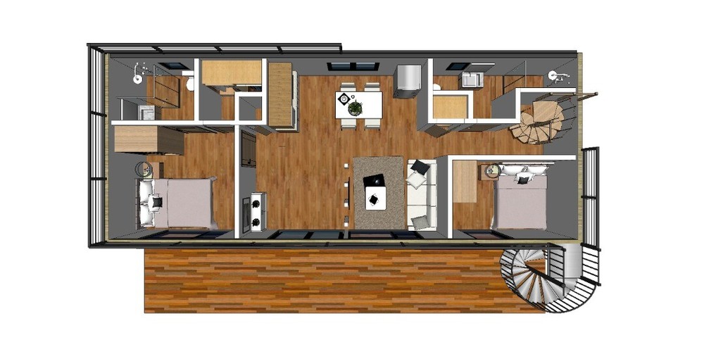 Key West - Baldwin Tiny Home Catalog