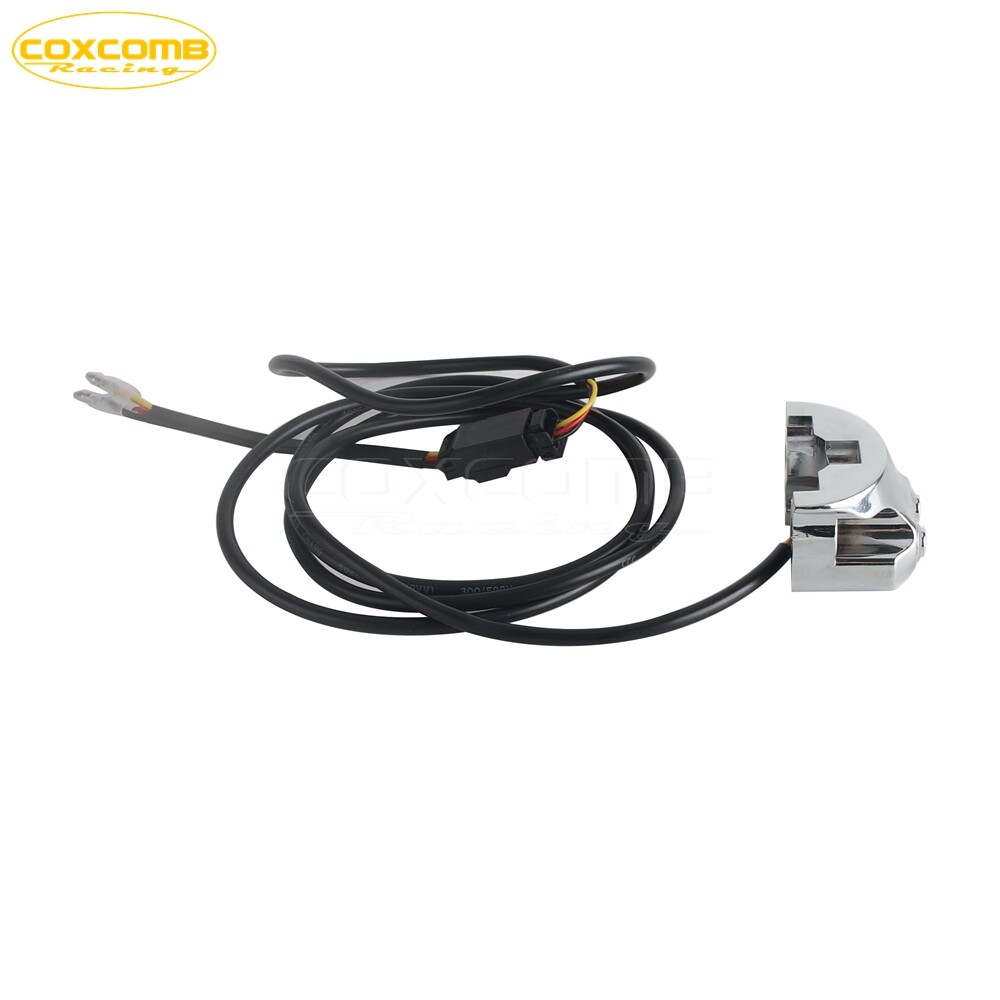 Chrome 1" Handlebar Mounted Air Ride Controller Switch For Harley Dyna Bobber