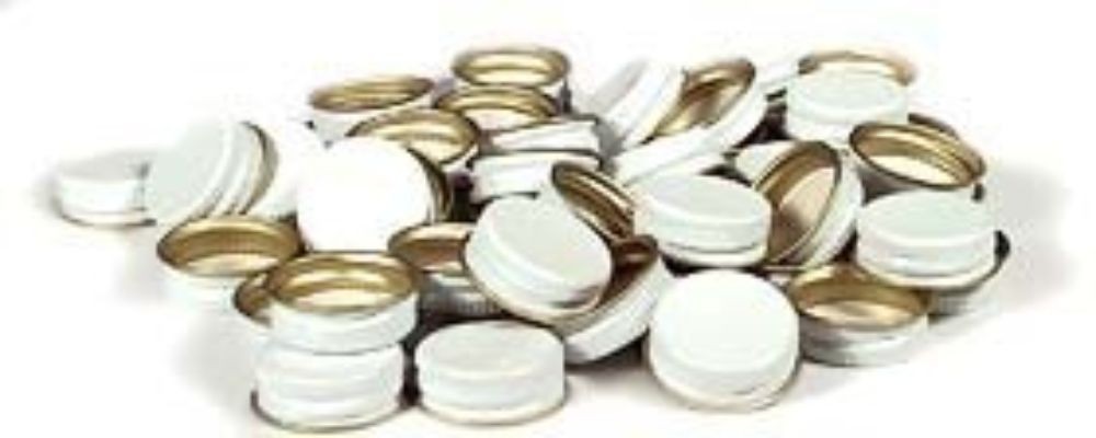 E.C. Kraus 28Mm Metal Screw Caps (50)