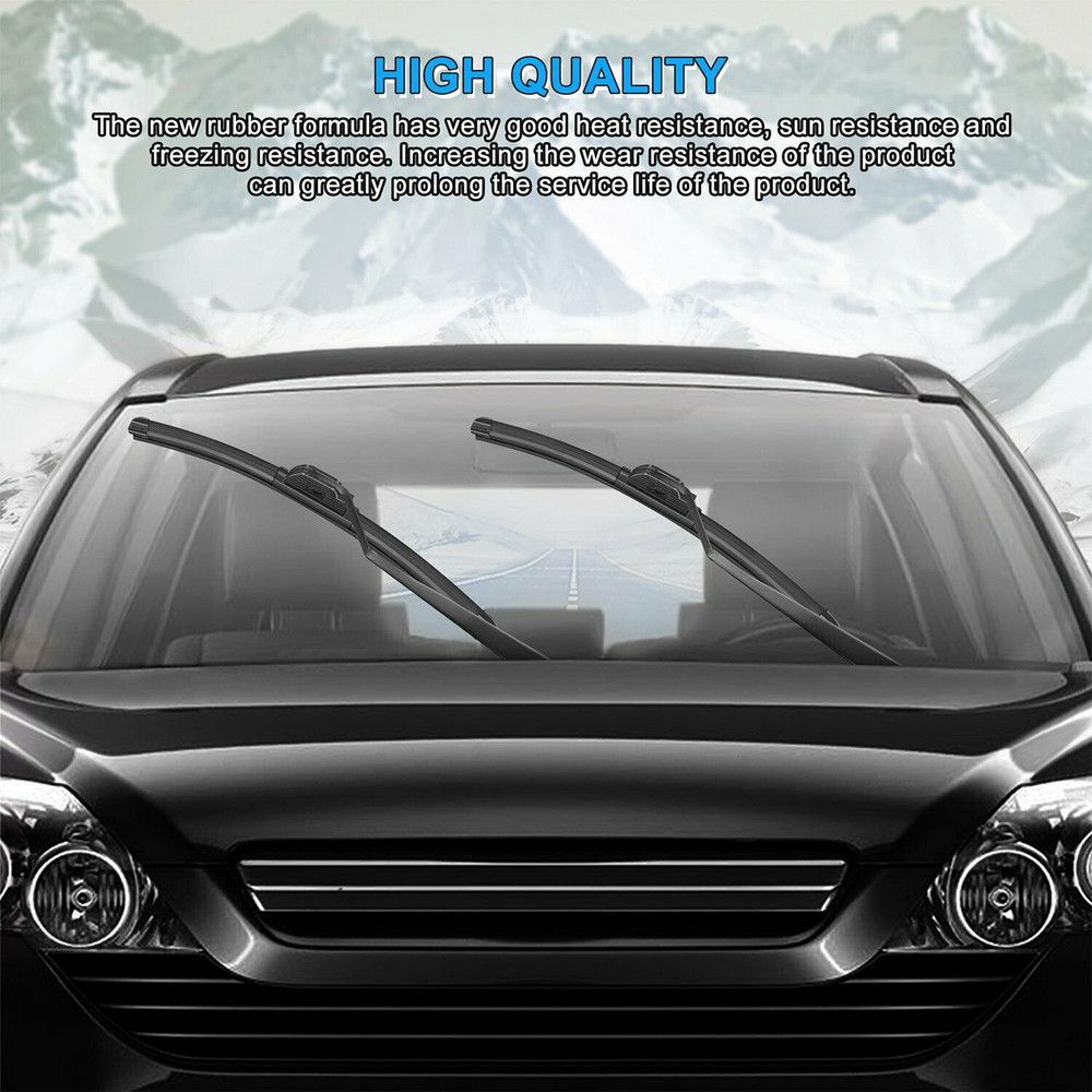 ABLEWIPE Front Windshield Wiper Blades Fit For BMW 6 Series E63 E64 M6 2004-2010