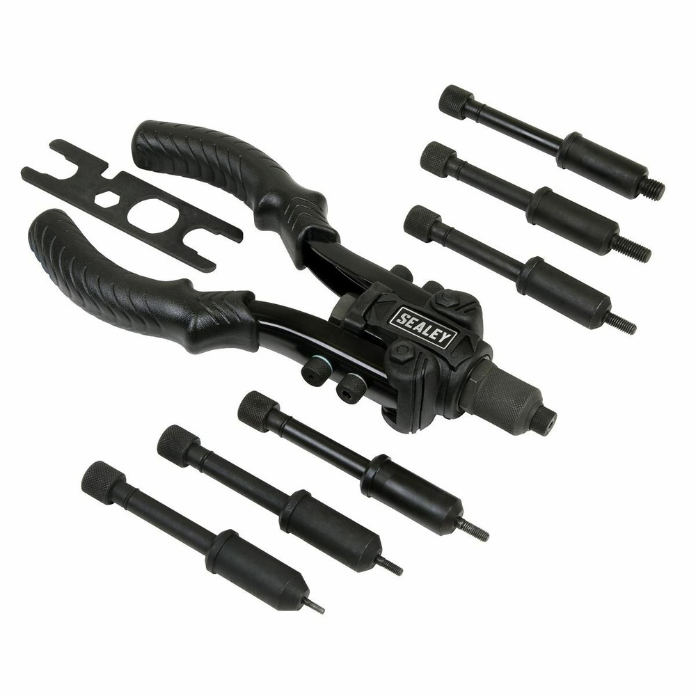 Sealey 2-in-1 Compact Riveter Heavy-Duty Nut Riveter Gun Tool