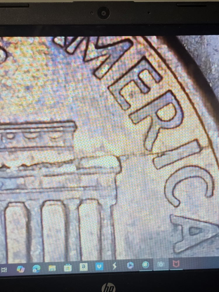 1996p Lincoln Cent  With Die Crack On Reverse