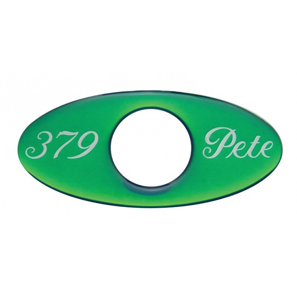 Glossy "379 Pete" Key Hold Guard - Green