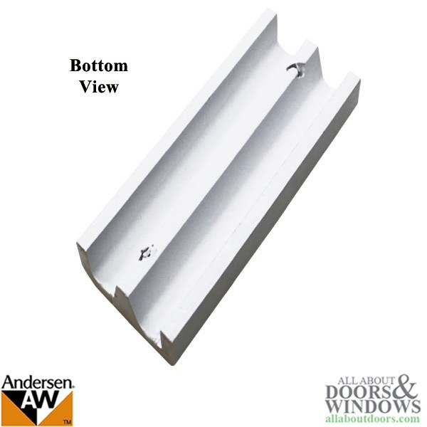 Andersen 6" White Head Bumper w/Screws 3-Panel Gliding Door