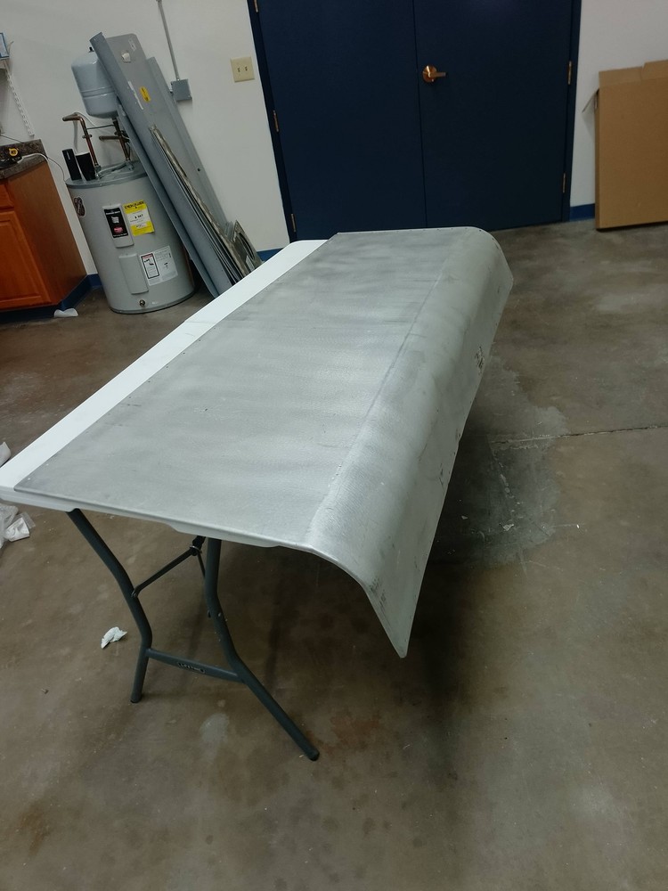 DAMAGED Peterbilt 379 Extended Hood Top Panel - Right