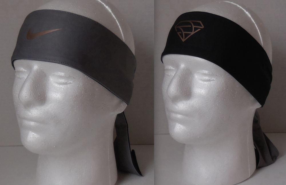 Nike Skylar Diggins Head Tie 2.0 Reversible Cool Grey/Black/Metallic Red Bronze