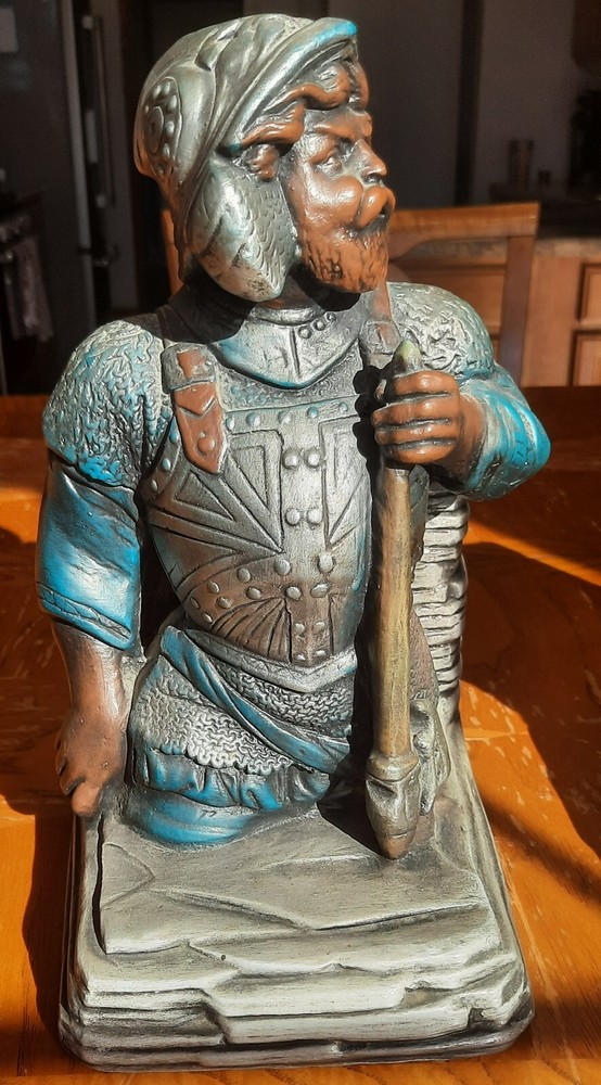 1970 Spanish Conquistador Bookends Pair
