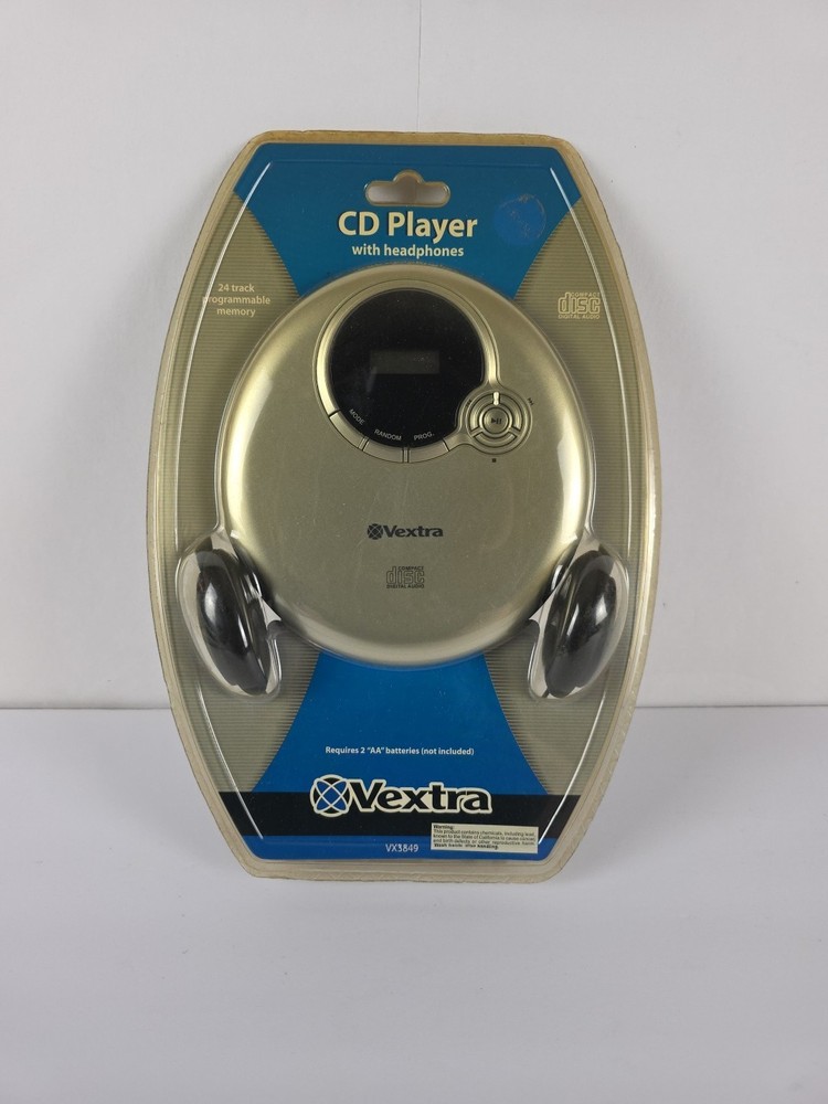 Vintage Vextra CD Player NEW/SEALED Programmable Memory Silver