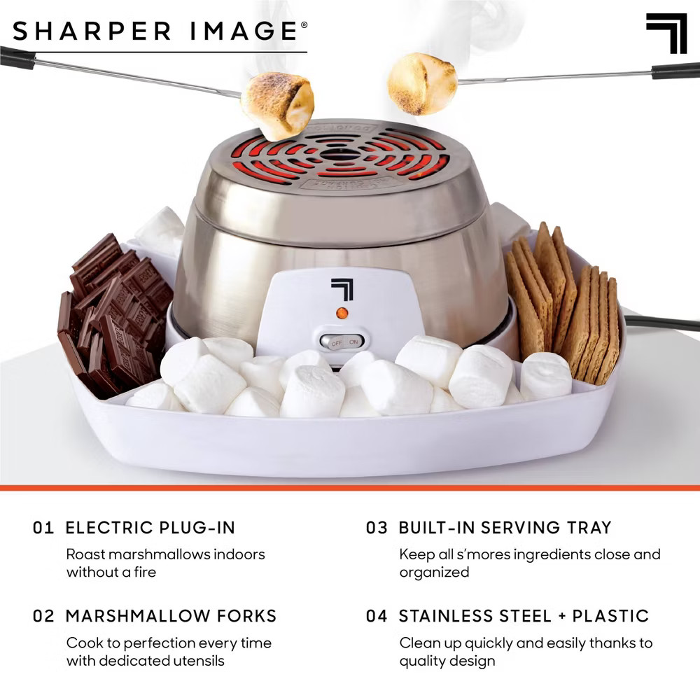 Sharper Image 5pc S'mores Maker White