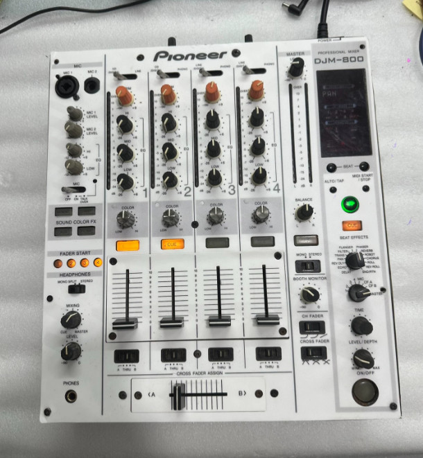 1pcs Pioneer DJM-800 White Mixing Console