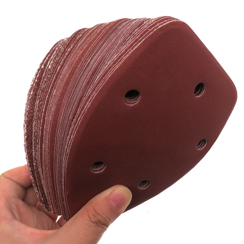 Palm Sander Mouse Pads Detail Sanding Pads Triangle Sanding Sheets 40 -1000 Grit