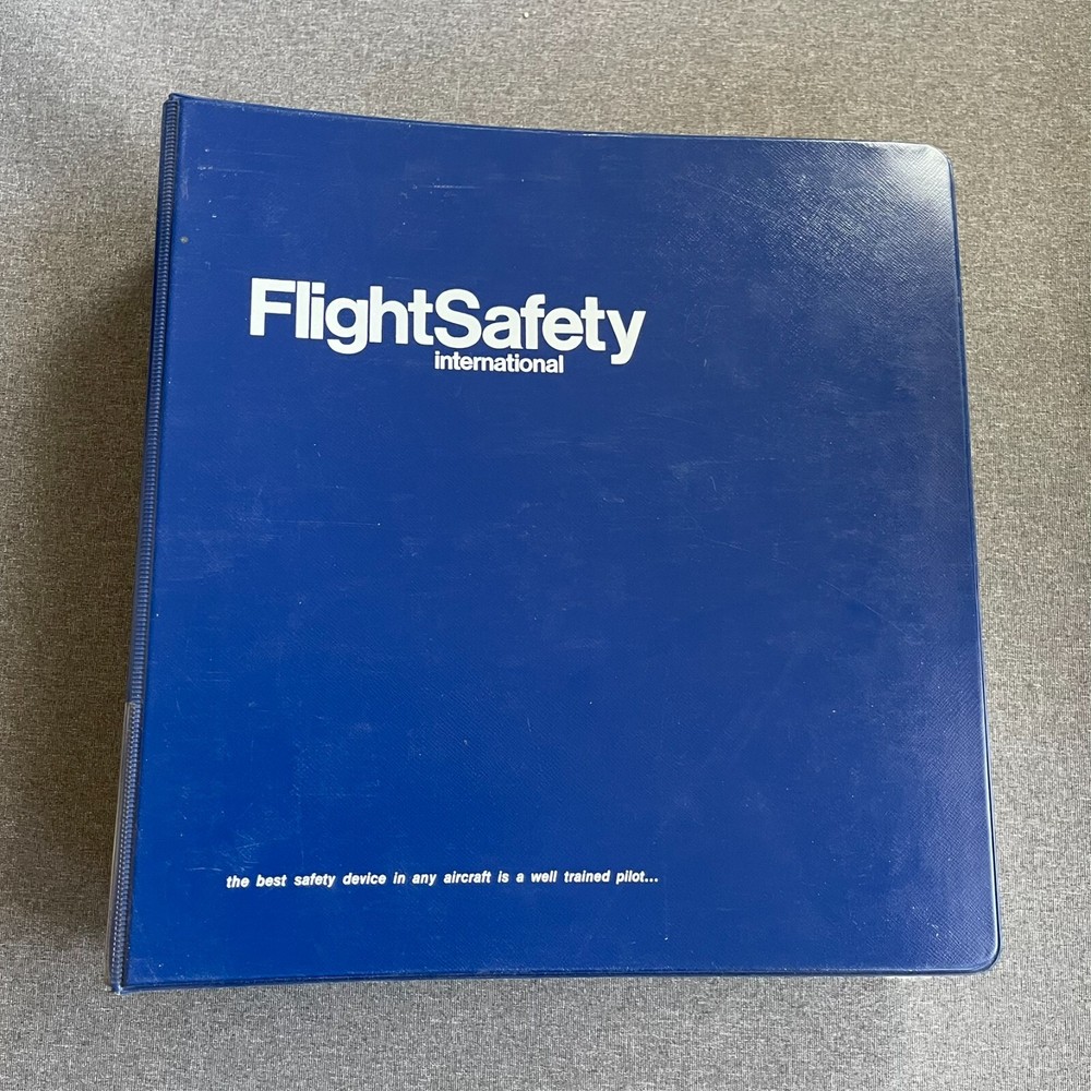 Flight Safety International Cheyenne Pilot Initial Training Syllabus 1990